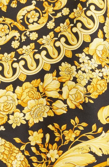New Versace Barocco Baroque Jewel Print Medusa Silk Button Down Shirt 41 US  16