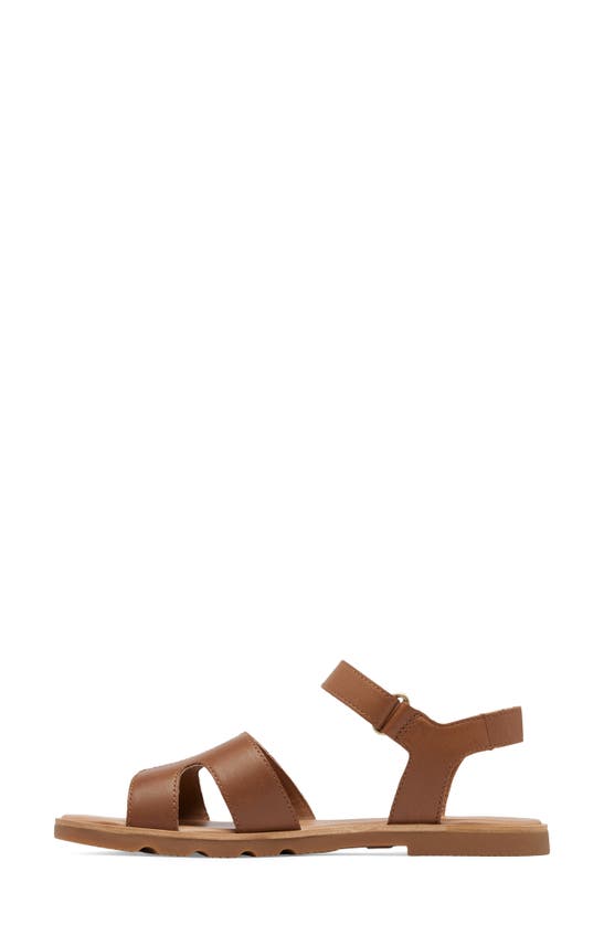 Shop Sorel Ella Iii Ankle Strap Sandal In Velvet Tan/ Gum 2