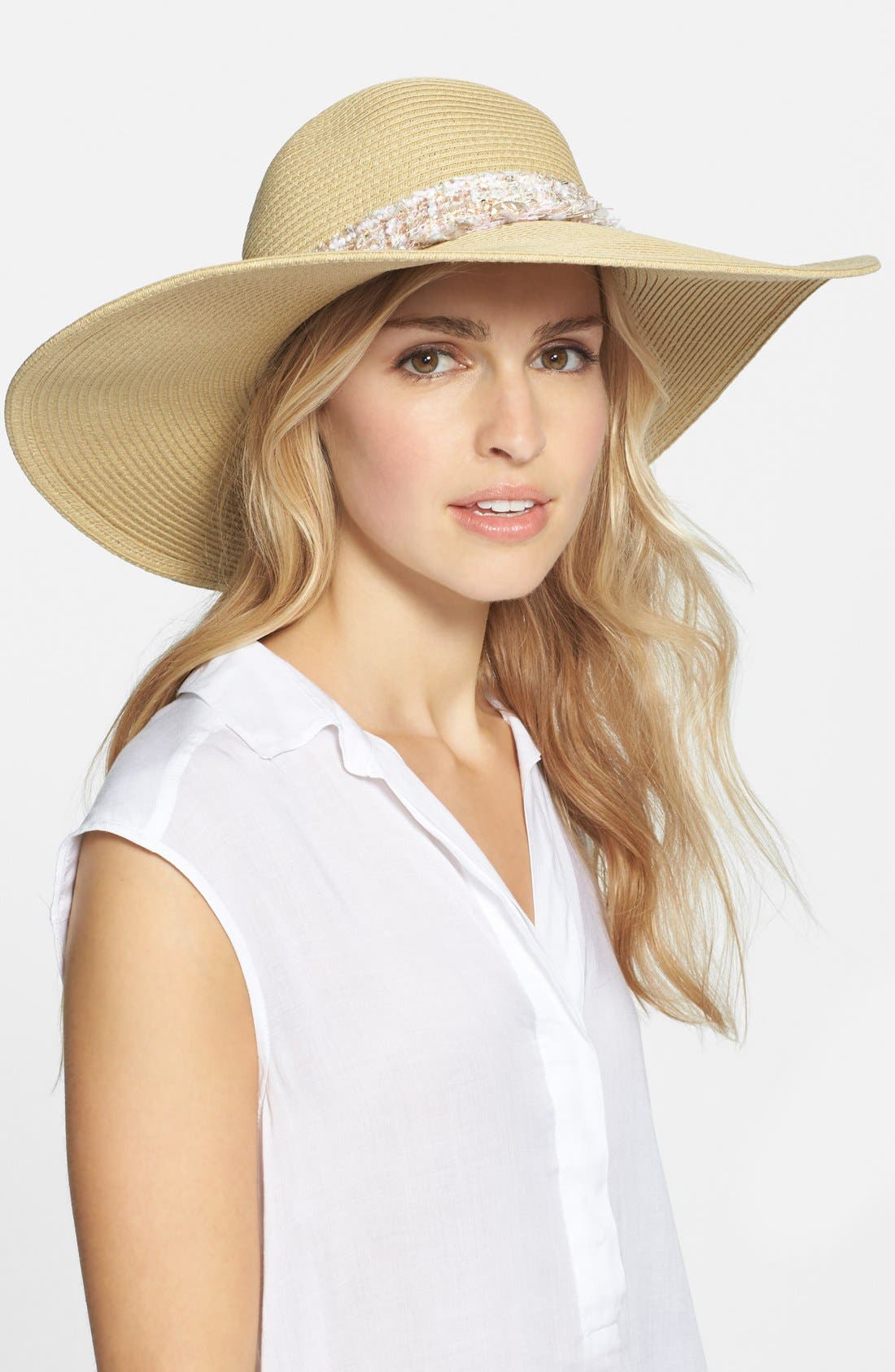 Badgley Mischka Straw Sun Hat Nordstrom