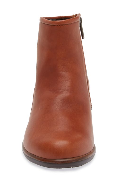 Naot Norther Bootie In Brown Peanut Leather