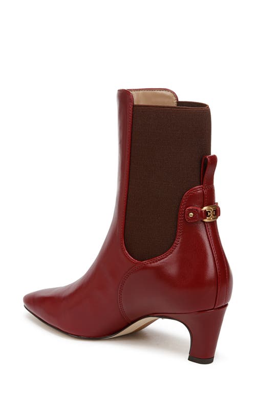 Shop Sam Edelman Margo Bootie In Cabernet Red