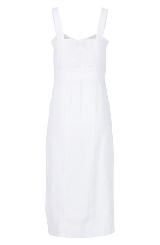 Shop Equipment Josefina Cotton Blend Midi Sundress In Bright White