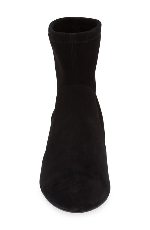 Shop Stuart Weitzman Grace Sock Bootie In Black