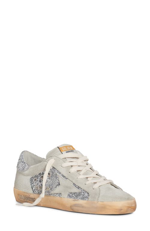 Golden Goose Super-Star Low Top Sneaker Ice/Silver at Nordstrom,