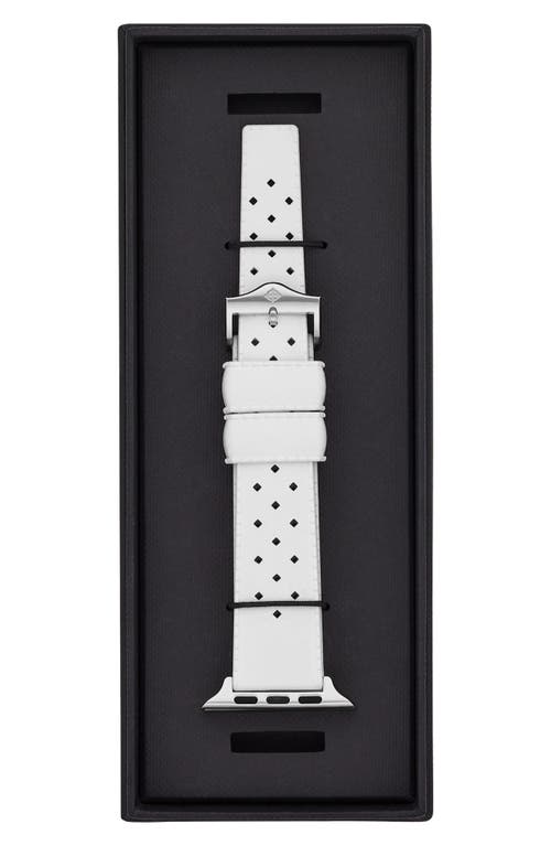Zodiac Tropic Rubber Apple Watch® Watchband In White