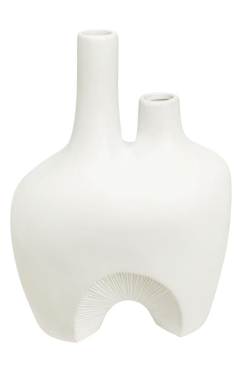 Renwil Pioneer Decorative Ceramic Vase in Off-White at Nordstrom