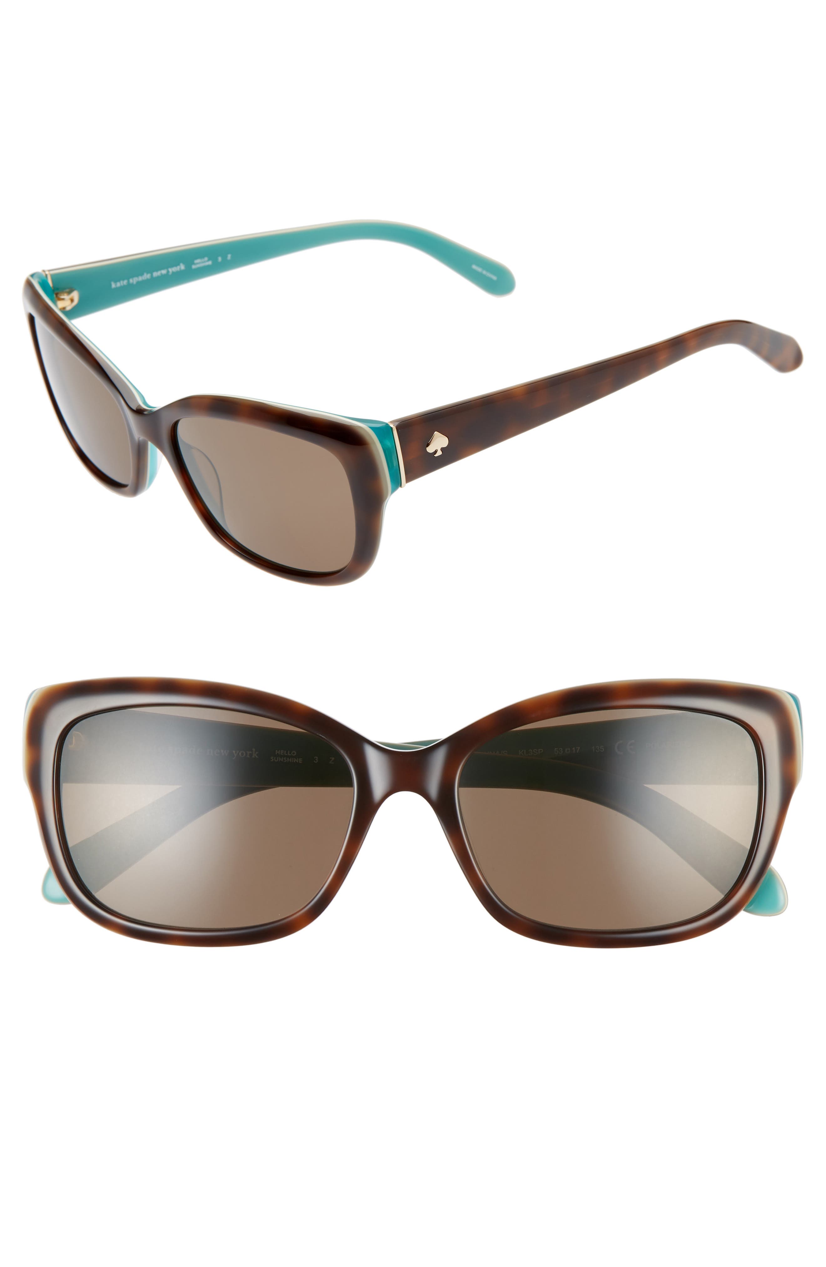 kate spade new york johanna 53mm polarized sunglasses Nordstrom