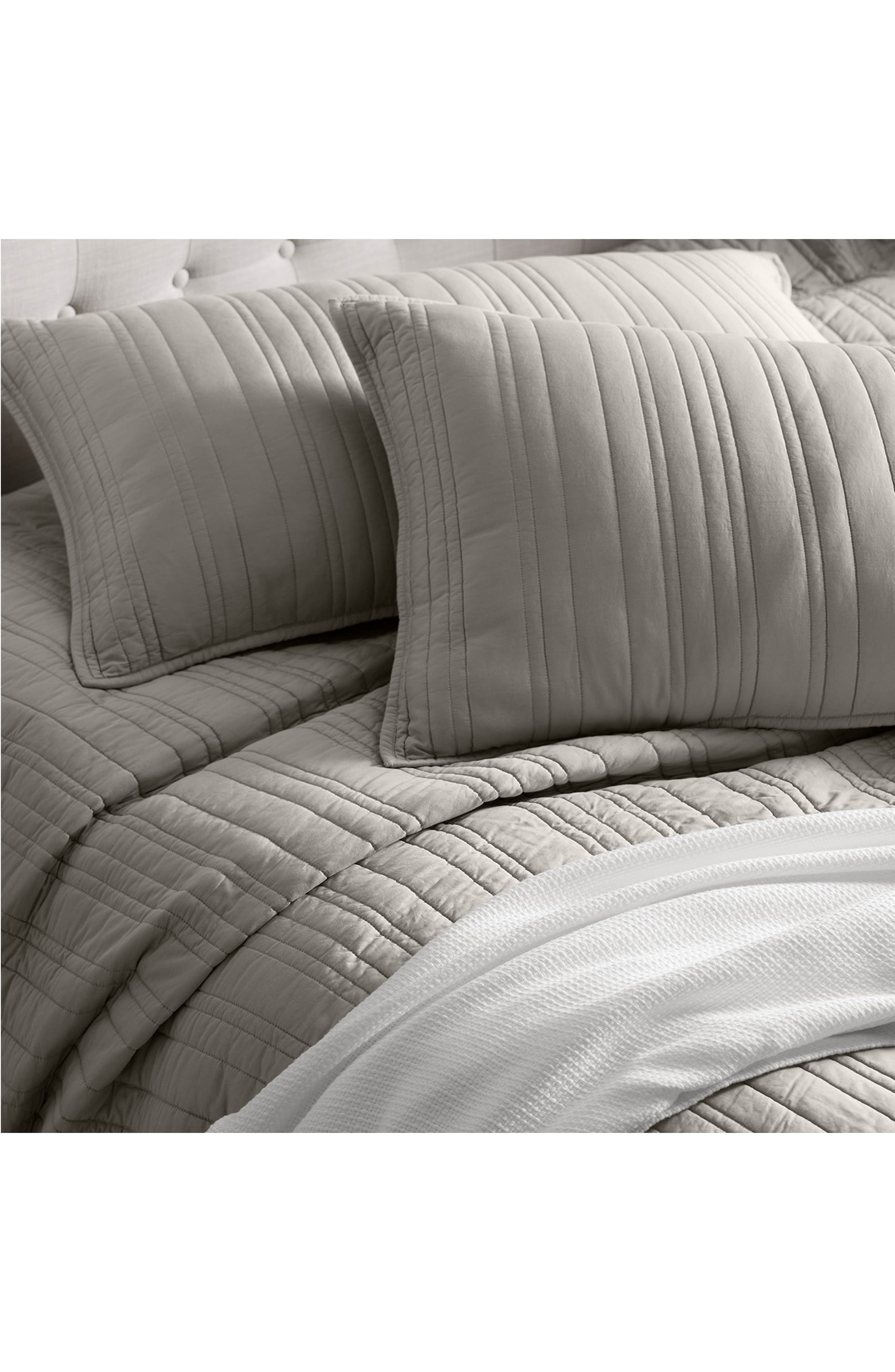 Boll & Branch Signature Stripe Organic Cotton Quilt & Sham Set Nordstrom