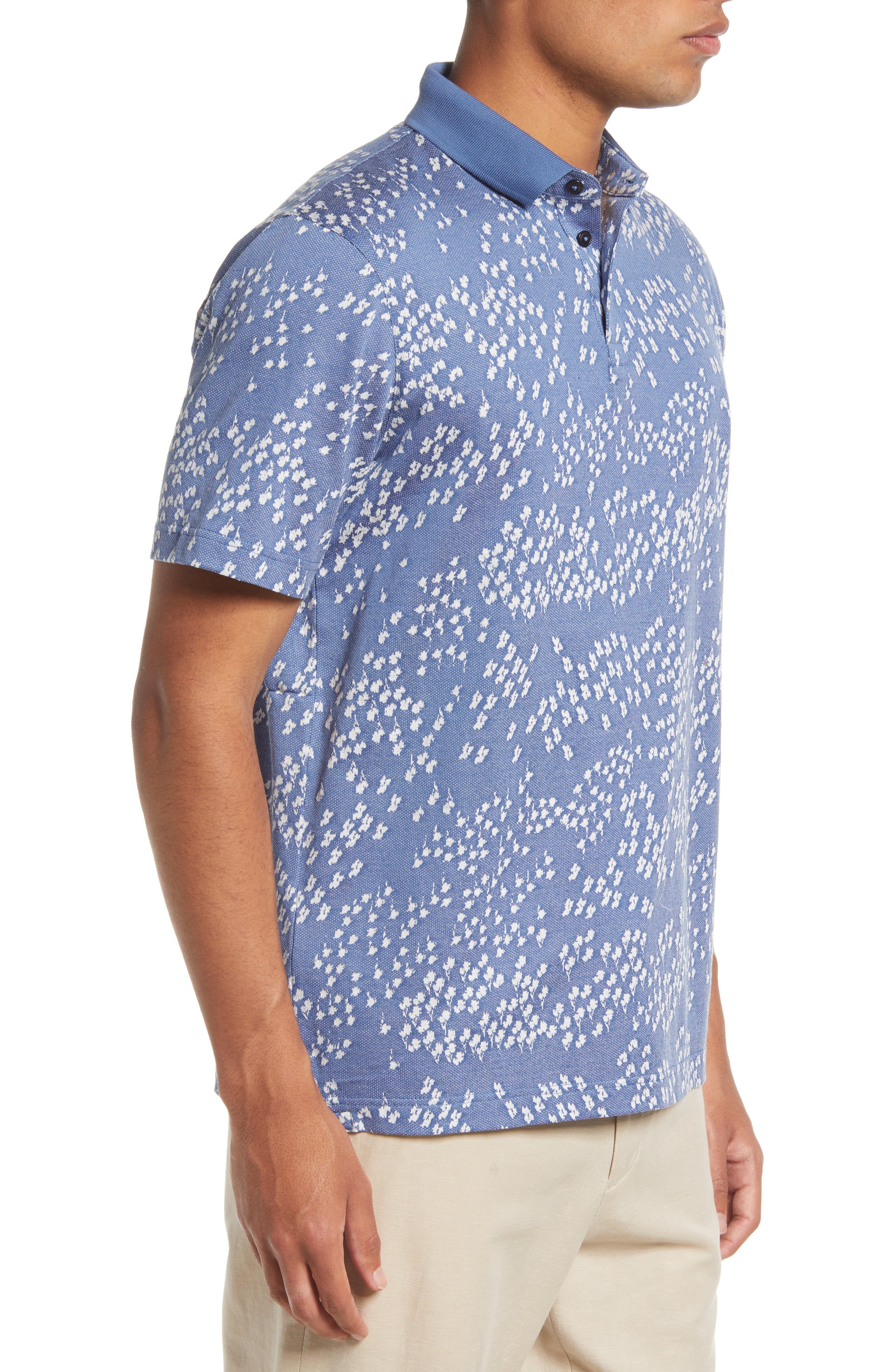 ted baker floral polo shirt