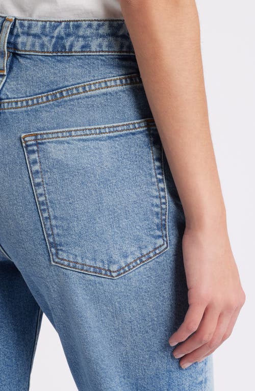 Shop Frame The Ruler High Waist Straight Leg Jeans In Indio