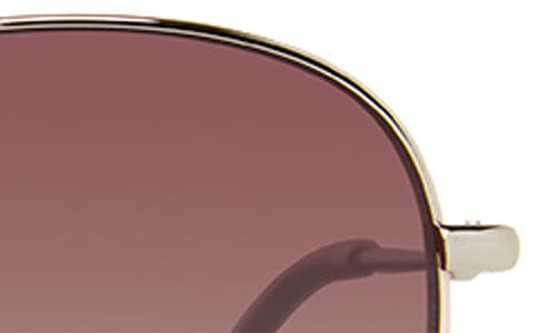 Shop Eddie Bauer 53mm Round Sunglasses In Rose/burgundy