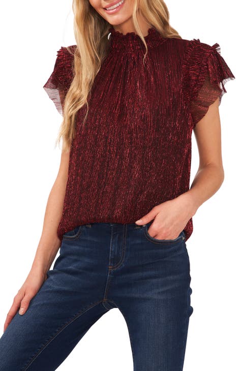 Red Going Out Tops For Women main image 1