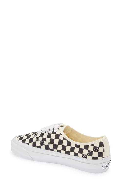 Vans Premium Authentic Reissue 44 Sneaker In Lx Checkerboard Black/white