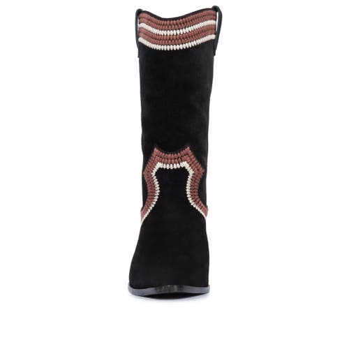 BERNARDO FOOTWEAR BERNARDO FOOTWEAR FREMONT EMBROIDERED WESTERN BOOT