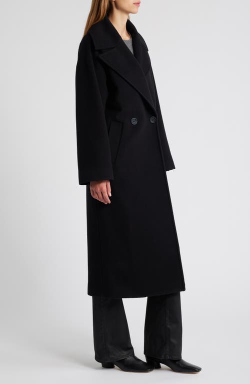 Hiso Isabella Wool Blend Coat In Black