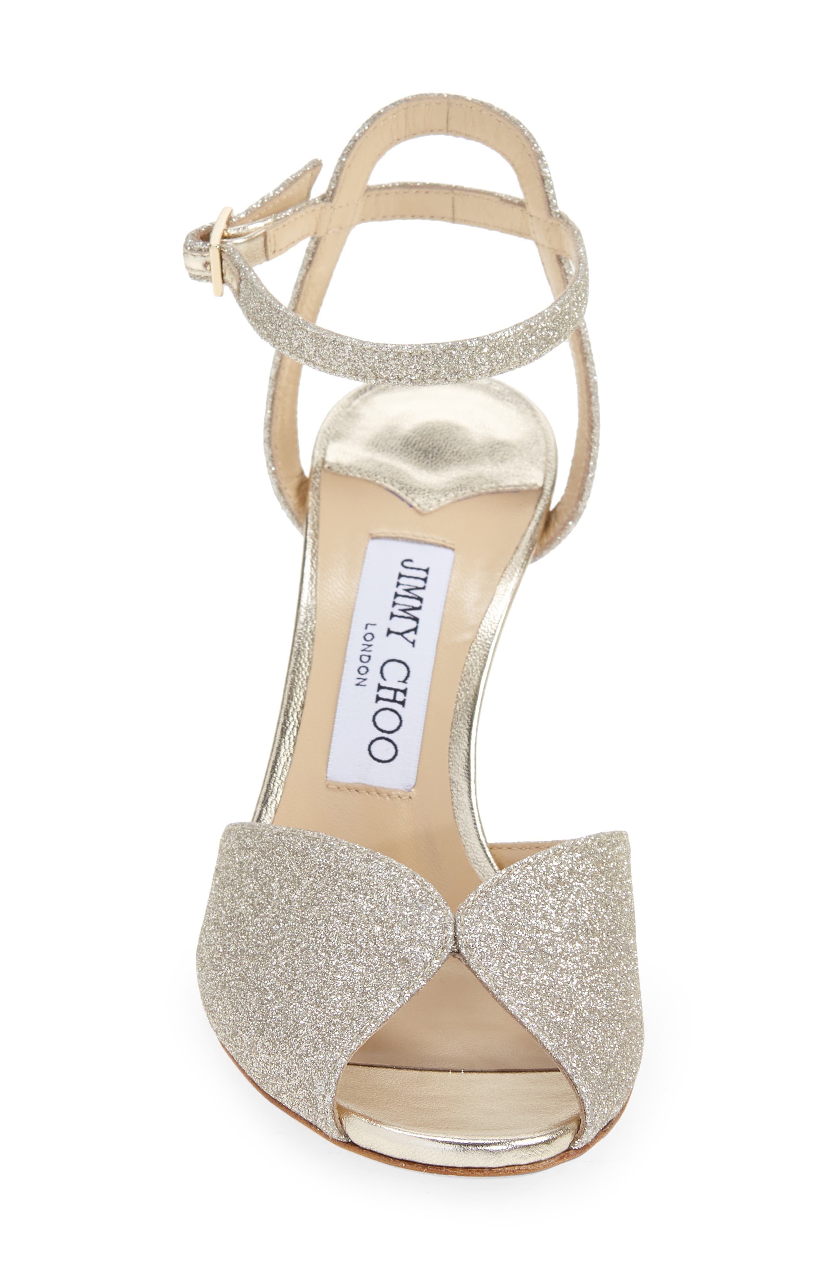 jimmy choo sacora shimmery glitter cocktail sandals