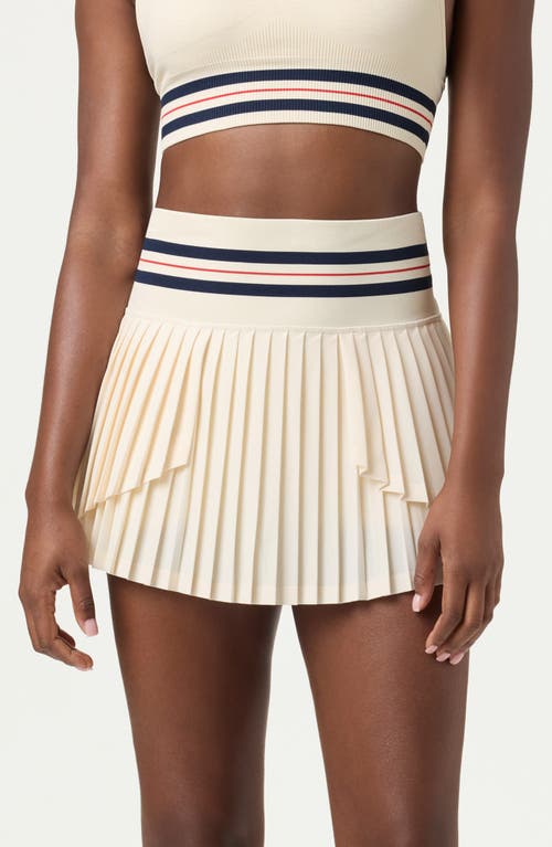 Shop Fila Challenger High Waist Pleated Skort In Gard/fnvy/fred