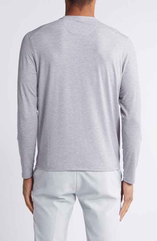 Johnnie-o Course Long Sleeve Performance T-shirt In Seal