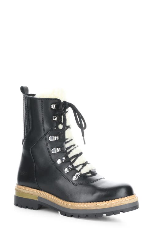 Ada Waterproof Hiker Boot in Black Feel/Merino Wool