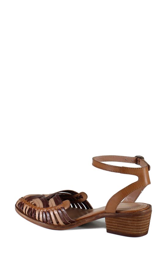 Shop Diba True Shootin Star Ankle Strap Sandal In Brown/ Tan/ Beige Multi