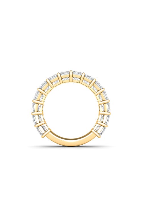 Shop Hautecarat Emerald Cut Lab Created Diamond Eternity Band In Yellow Gold