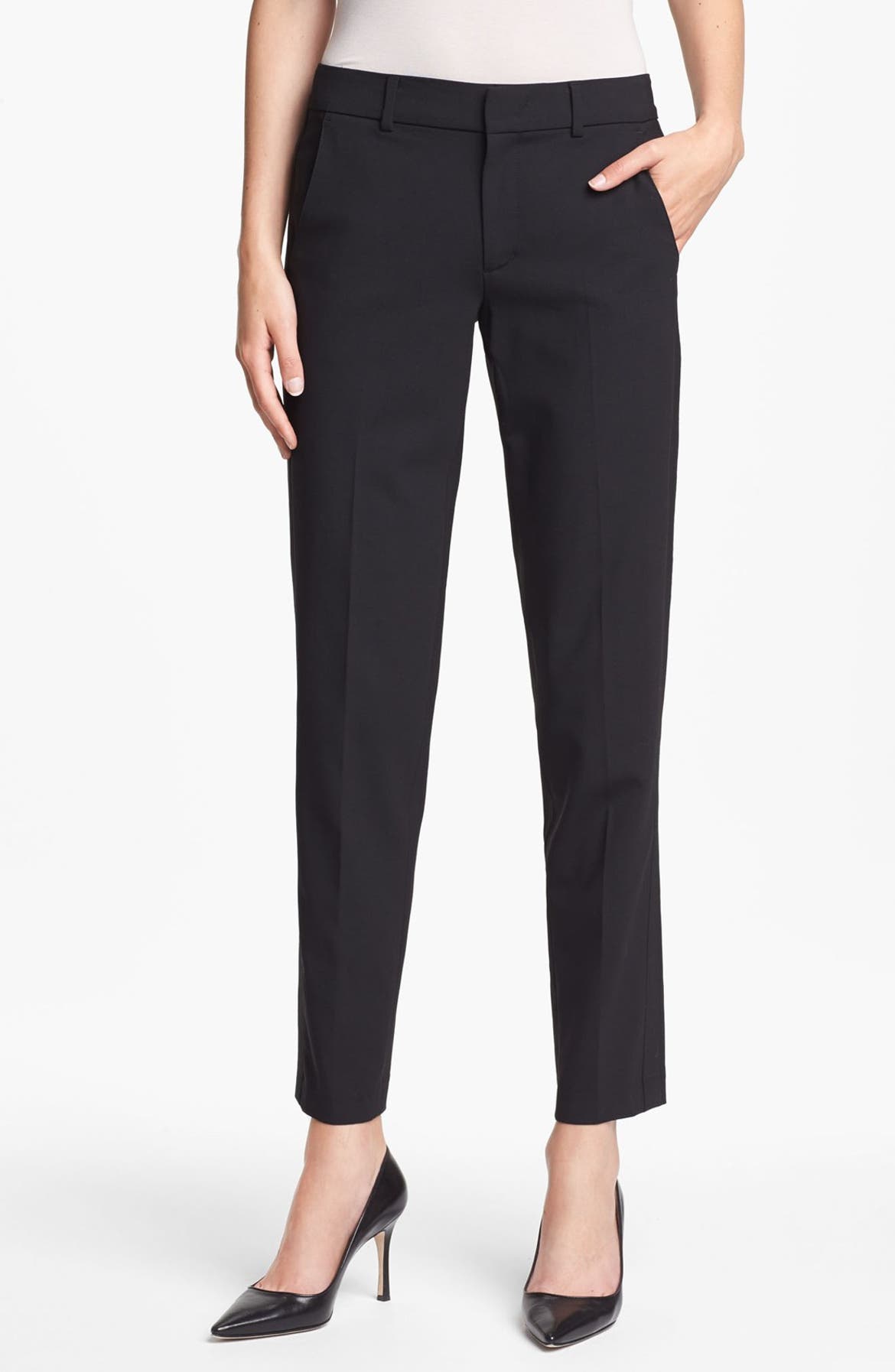 Vince 'Strapping' Stretch Wool Trousers | Nordstrom