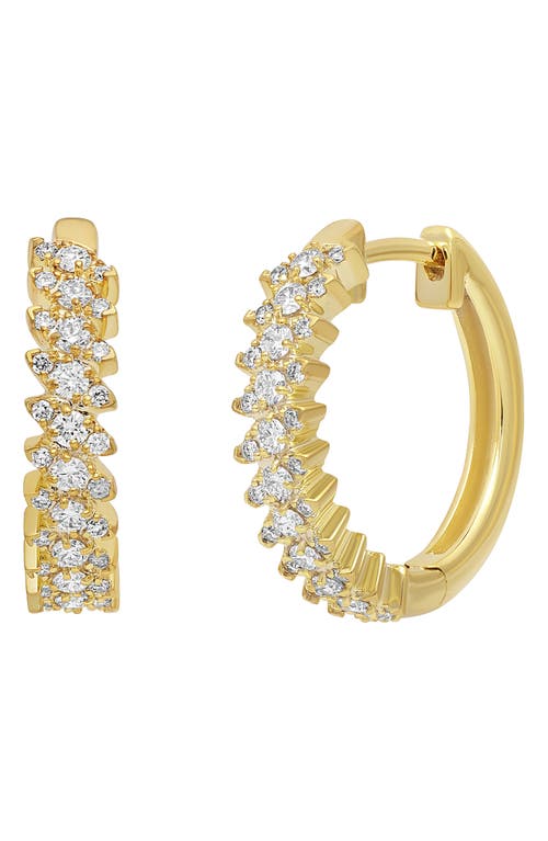 Bony Levy Rita Diamond Marquise Hoop Earrings in 18K Yellow Gold at Nordstrom
