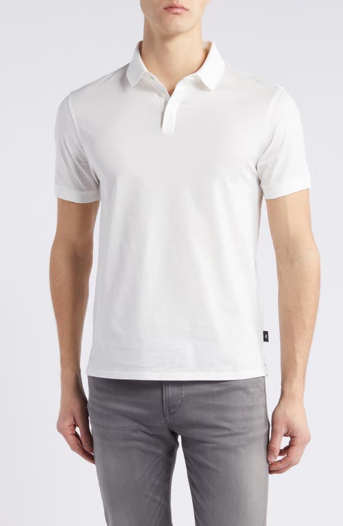 Emporio Armani Cotton Jersey Polo Off White at Nordstrom,