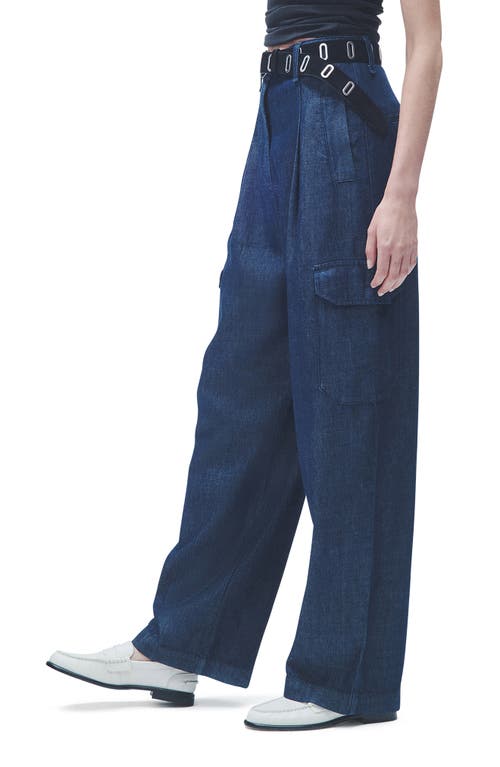Shop Rag & Bone Featherweight Cassidy Cargo Jeans In Rinse