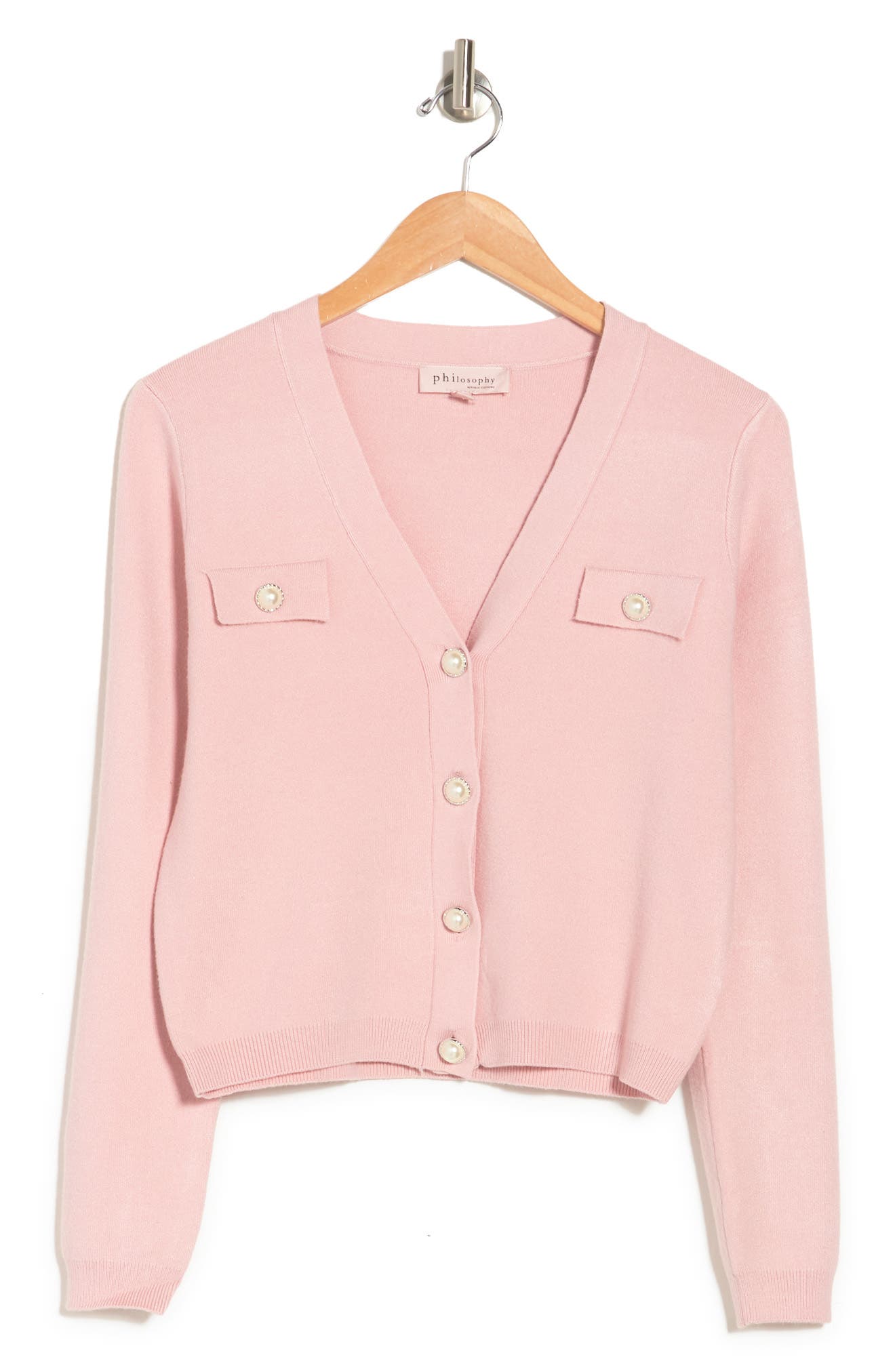 philosophy republic clothing pink sweater