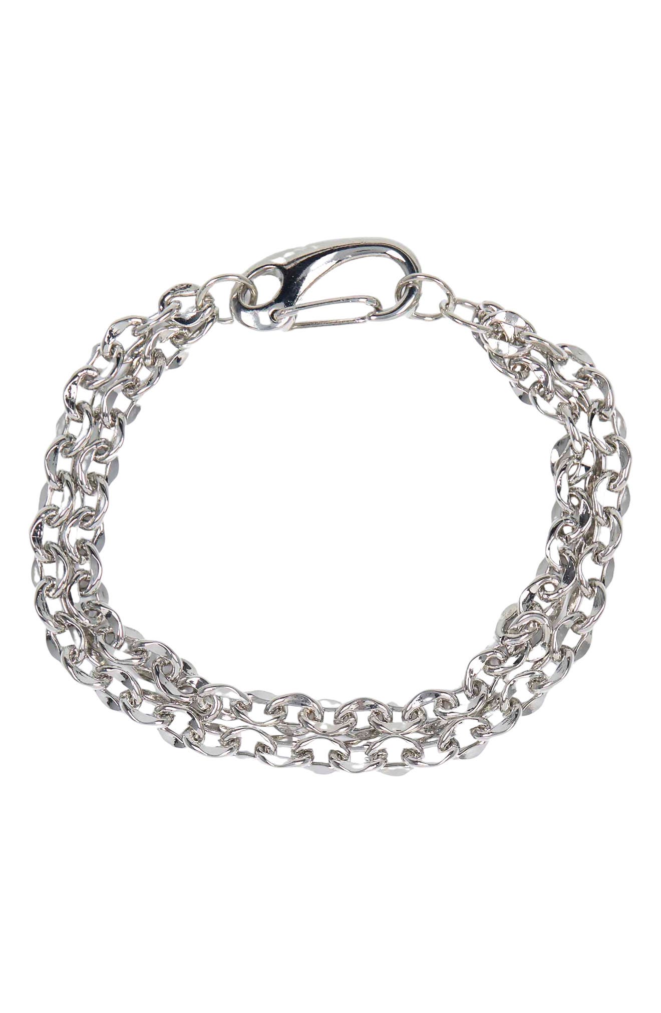Mamy-jo' Fantasy Hypoallergenic Steel Wide Chain Bracelet