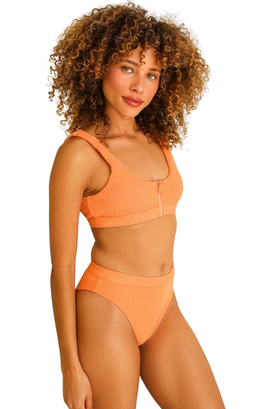 DIPPIN DAISYS DIPPIN DAISYS WAVE FRONT ZIPPER CLOSURE BIKINI TOP