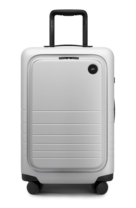 Monos 23-inch Pro Plus Spinner Luggage In Stellar White