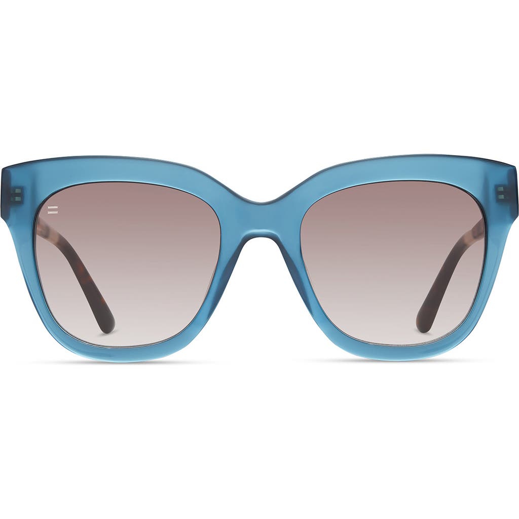 Toms Sloane 53mm Cat Eye Sunglasses In Blue