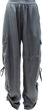 Womens AllSaints black Kaye Cargo Trousers