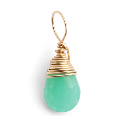 Nashelle 14K-Gold Fill & Semiprecious Stone Charm