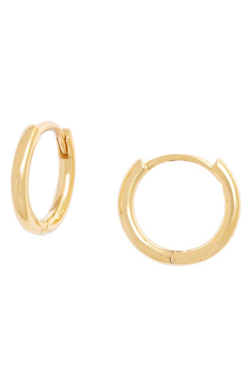 Nordstrom Everyday Sterling Silver Huggie Hoop Earrings in Gold at Nordstrom