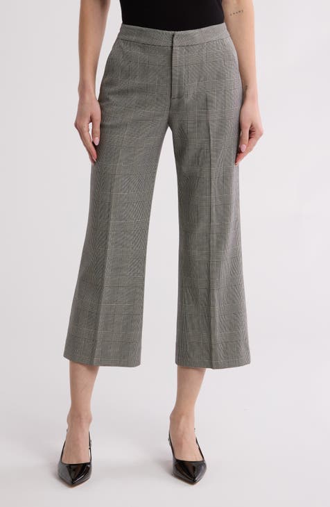 Stacey Plaid Flare Leg Pants