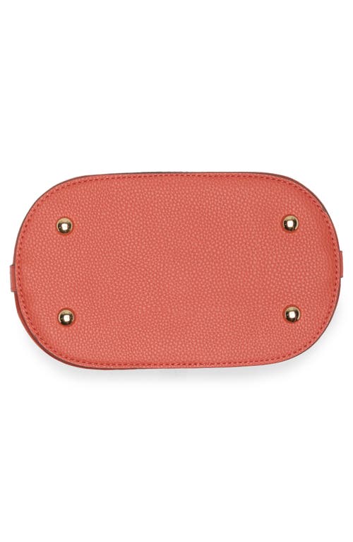 Nanette Lepore Mixed Media Shoulder Bag In Pumpkin Spice