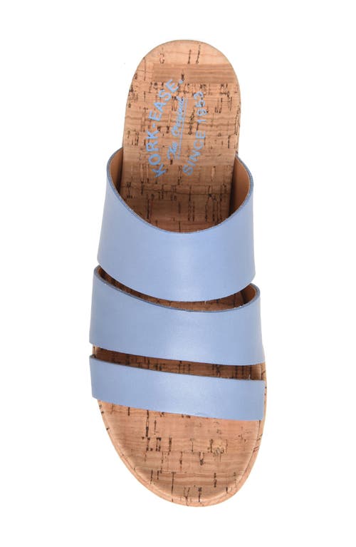 Shop Kork-ease ® Menzie Wedge Slide Sandal In Blue F/g