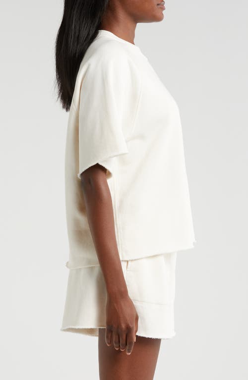 Shop Lunya Silksweats™ Reversible T-shirt In Sway Birch White