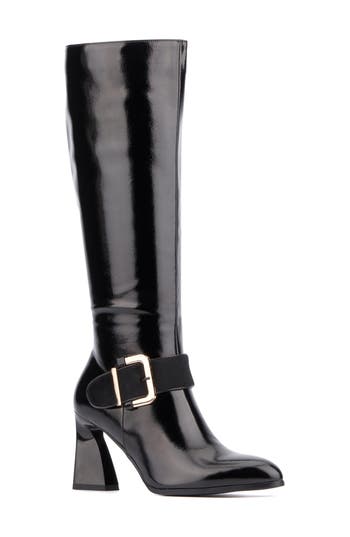 Torgeis Knee High Boot In Black