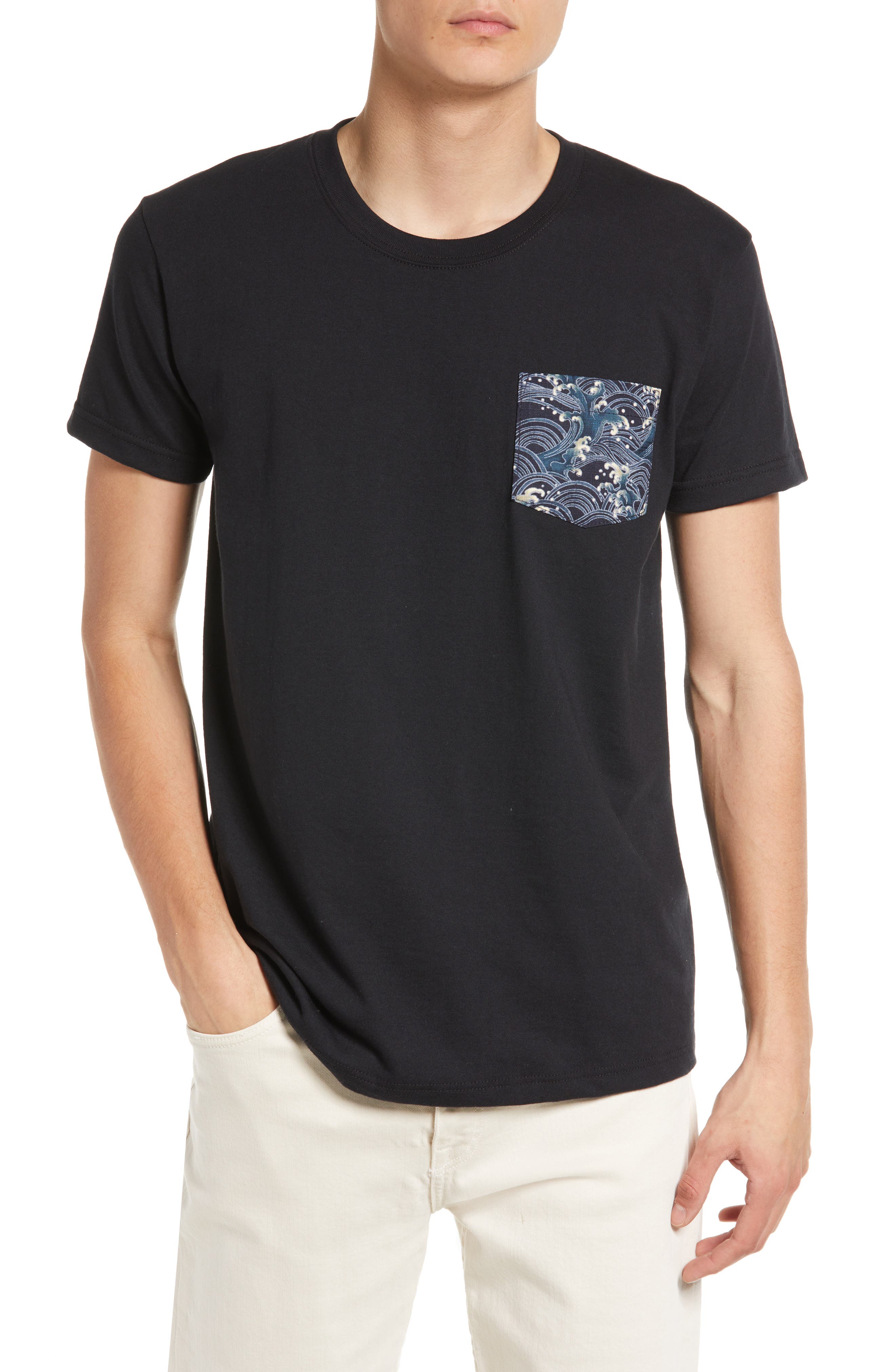 Japan Waves Pocket T-Shirt | Nordstrom