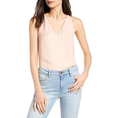 Chelsea28 Cross Back Jacquard Camisole, Pink