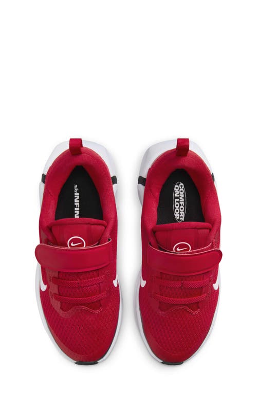 Nike Kidfinity Sneaker In Gym Red/black/white