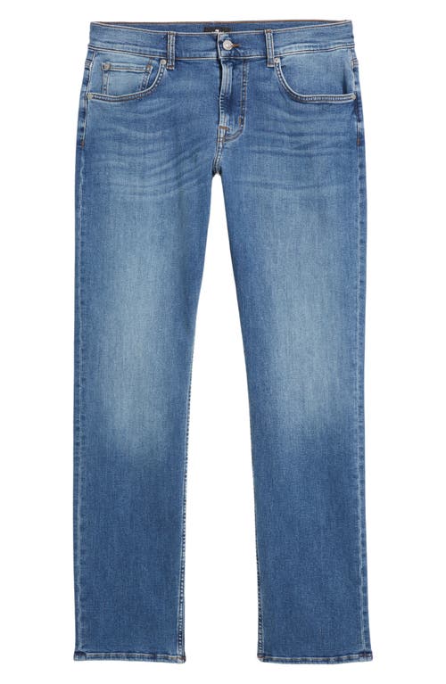 Shop 7 For All Mankind The Straight Leg Jeans In Blue