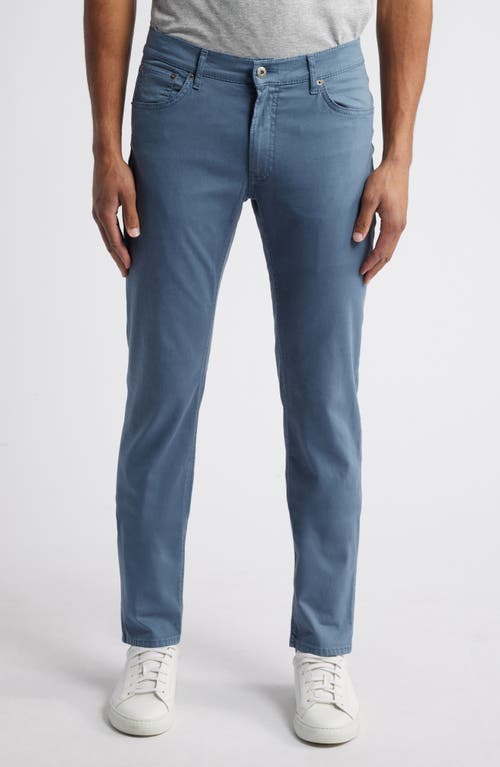 Brax Chuck Modern Fit Five-Pocket Pants in Smoke Blue 