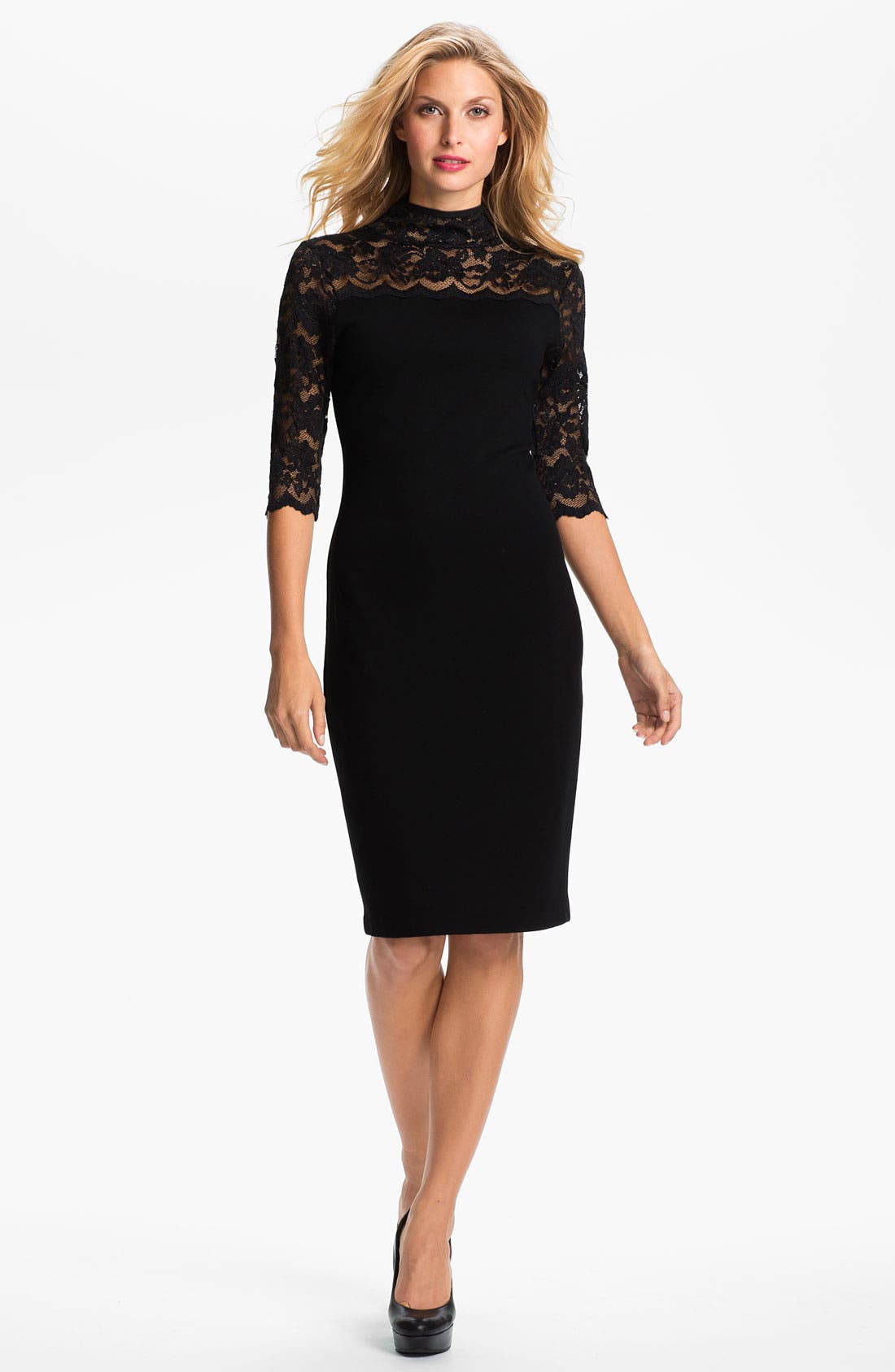 Karen Kane 'Josh' Lace Yoke Dress Nordstrom