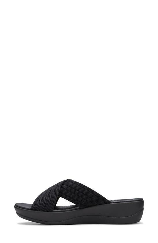 Shop Clarks Arla Wave Sandal In Black