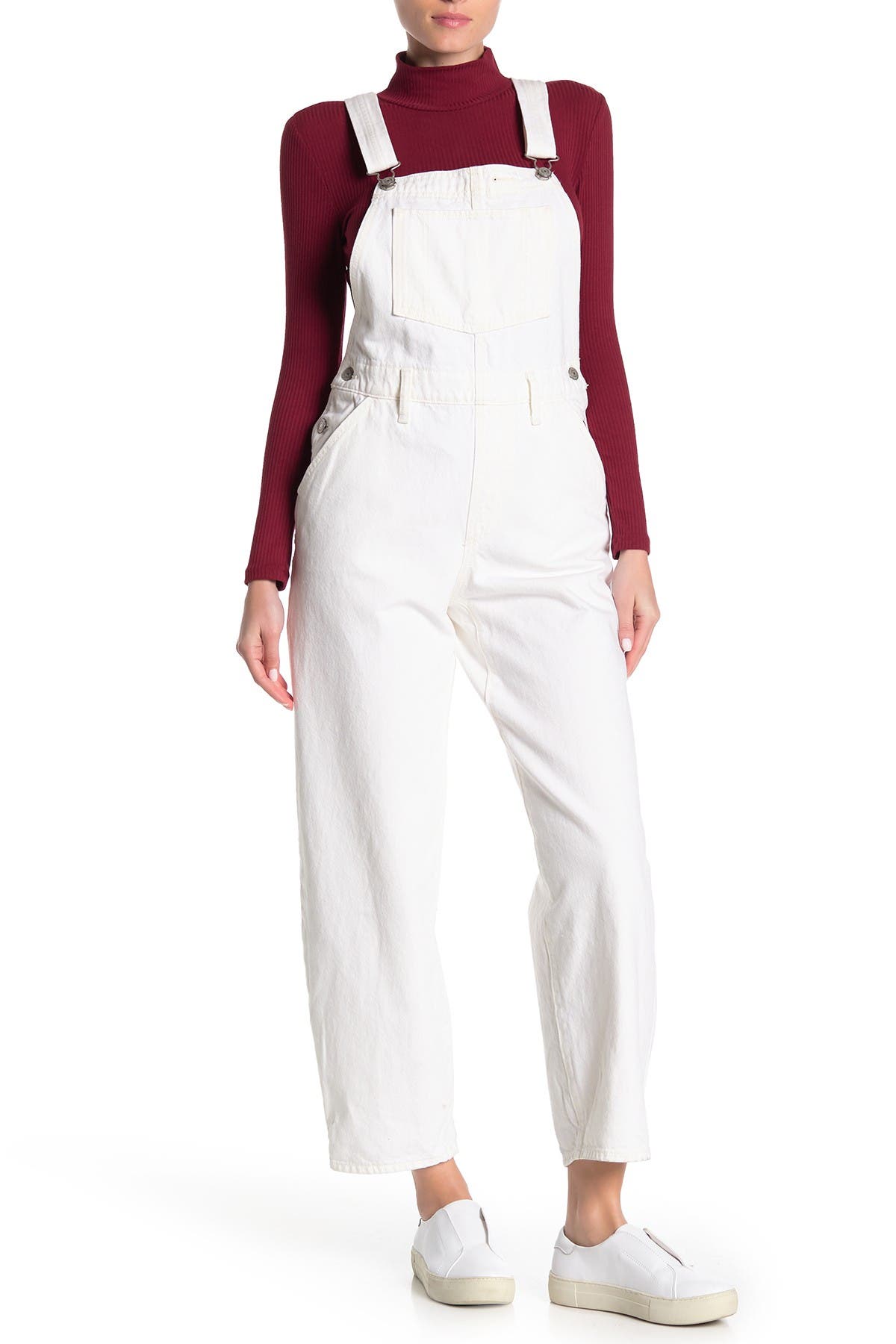 levi's white overalls